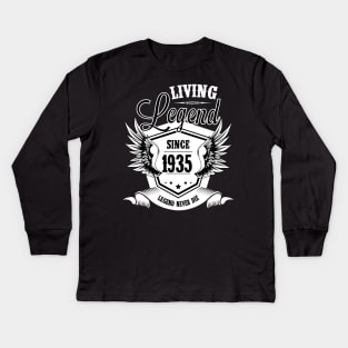 Living Legend Since 1935 Kids Long Sleeve T-Shirt